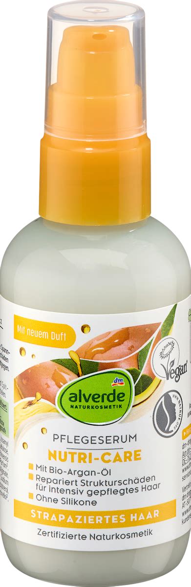 alverde Nutri-Care ápoló hajszérum