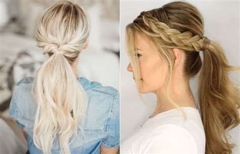 Nőies lófarok frizura