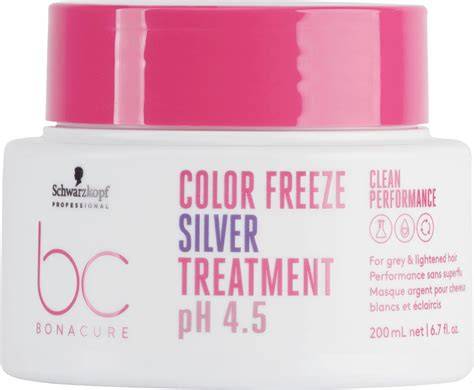 vizuális ábrázolás a Color Freeze Silver hatékonyságáról
