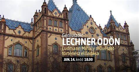 Lechner Ödön sétány látképe a zöld fákkal és épületekkel