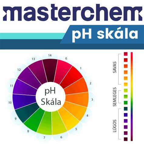 pH-skála és haj kutikula ábrázolása