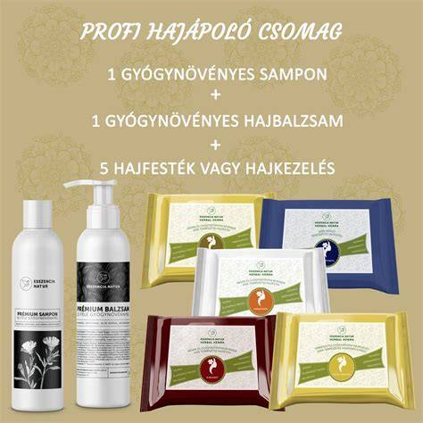 Természetes hajfestés előtte-utána infografika