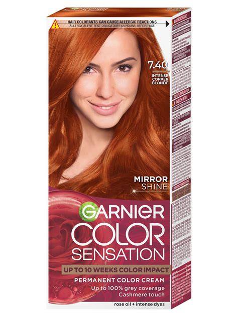 Garnier Color Sensation színskála kép