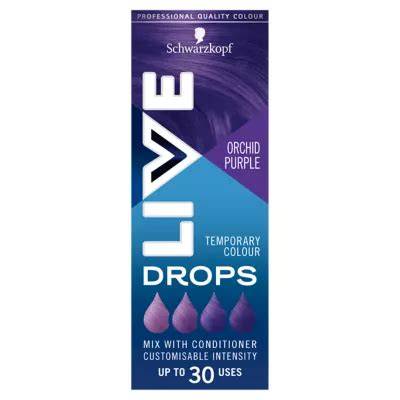 Schwarzkopf Live Drops hajszínező - orchidea lila