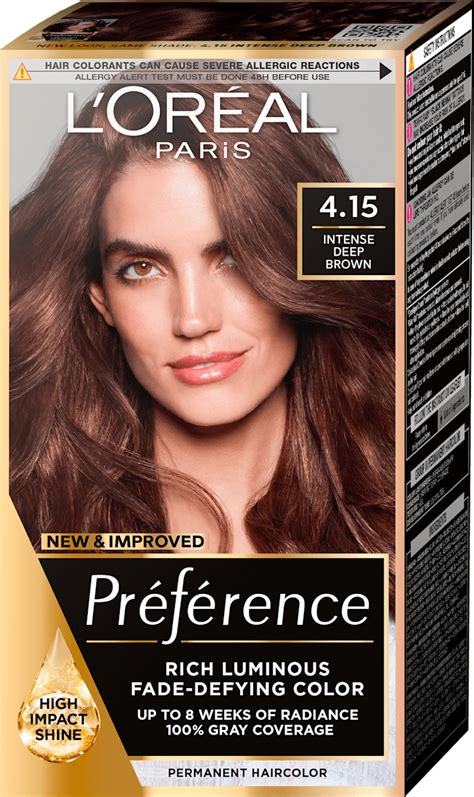 L'Oréal Paris Préférence hajszínező doboza