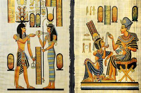 Paróka részlet és balzsamkúp az egyiptomi sírból