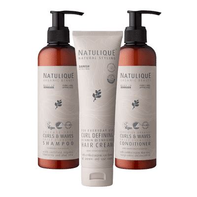 Natulique CURLS & WAVES csomag és védő spray