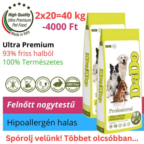 hipoallergén kutyatáp