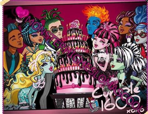 Monster High rajongói gyűjtemény illusztráció
