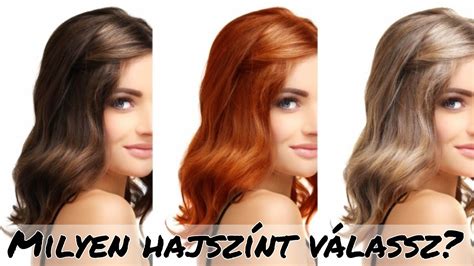 Különböző bőrtónusok és hozzájuk illő hajszínek