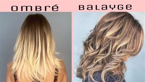 ombre vs balayage vs sombre