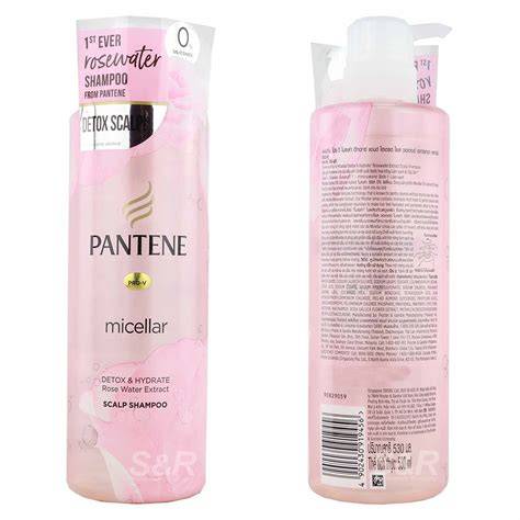 Pantene Pro‑V Micellar sampon flakon és használat lépései