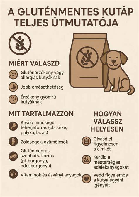 Kutyatáp és bőr egészség infografika