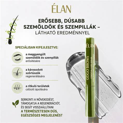 szempilla ápoló szérum bemutató diagram