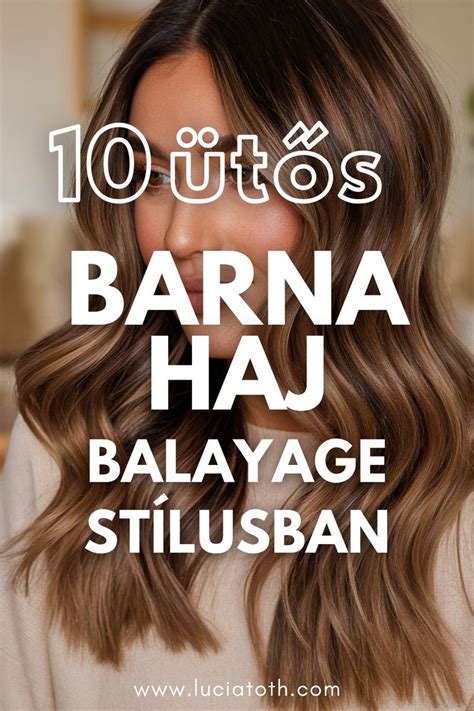 Barna balayage haj.