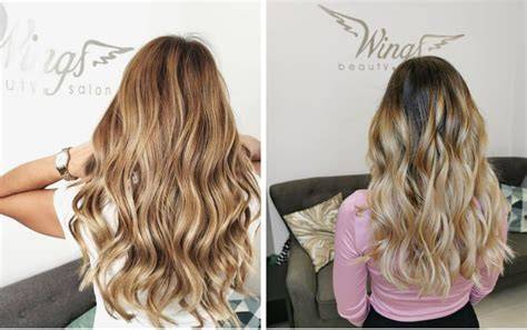 Balayage frizura elkészítési technika