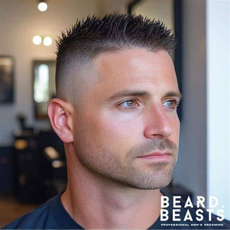 összehasonlító ábra: buzz cut, spiky, comb over, french crop