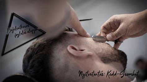 Infografika a barber shop szolgáltatások sorrendjéről