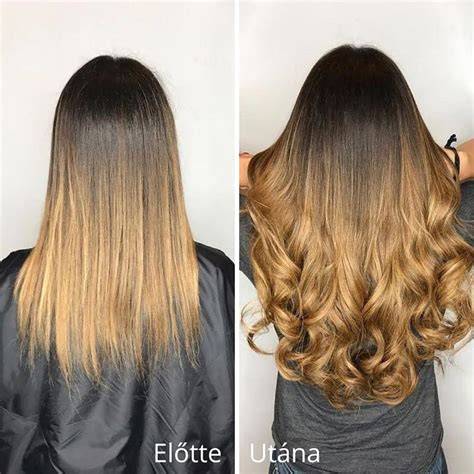 Alexa hajhosszabbítás előtte-utána