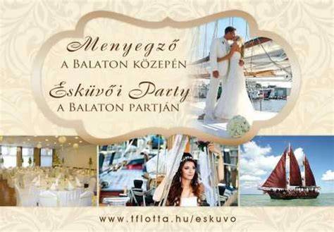 Balaton parti vitorlás esküvő állapot