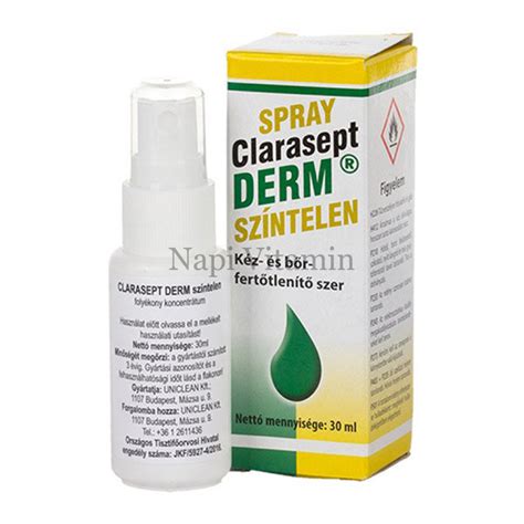 Clarasept Derm spray használati útmutató