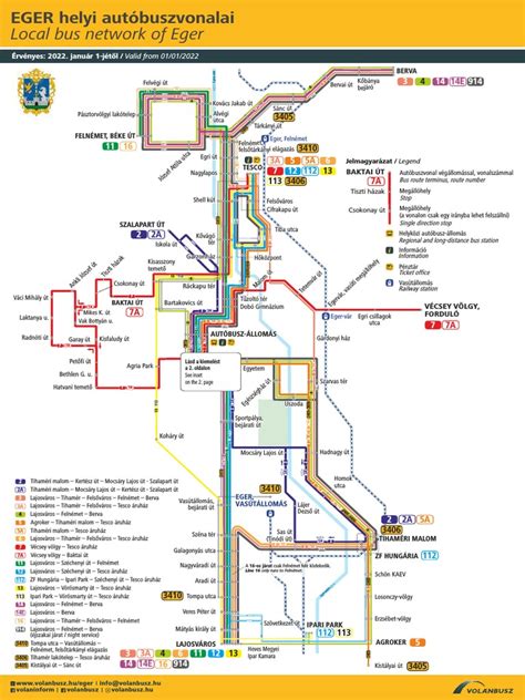 Mapa: Eger helyi fodrászati képzési központok