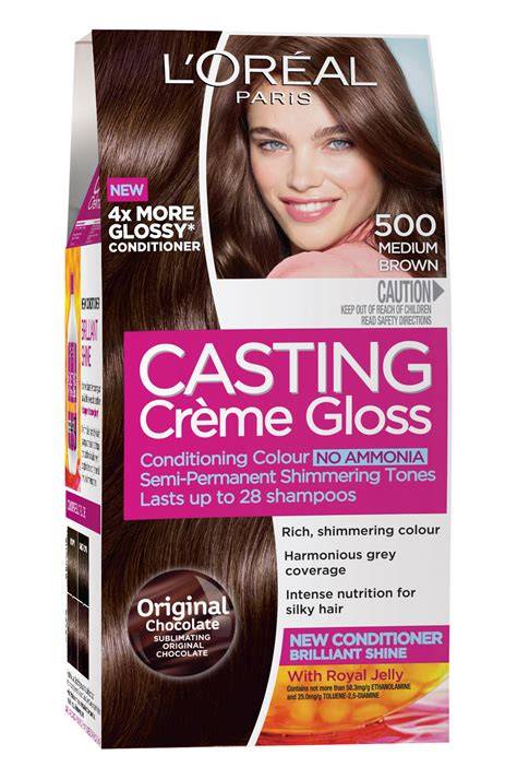 Infografika: L'oreal Casting Creme Gloss összetevők és használati lépések