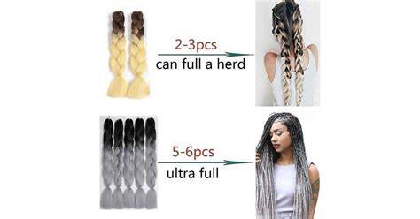 infografika a Kanekalon és Jumbo Braids közti különbségekről, elkészítési idő és tartósság