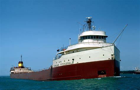 SS Edmund Fitzgerald roncsának helyszíne a Felső-tavon