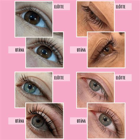 szempilla lifting technológia