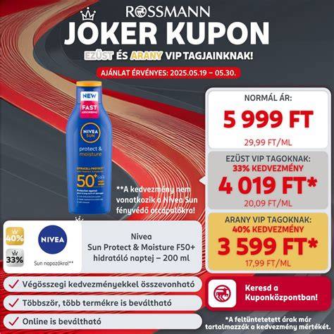 ROSSMANN listázott ízületvédő termékek és kataláz-kiegészítők