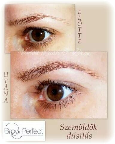 Szemöldök javítás és dúsítás