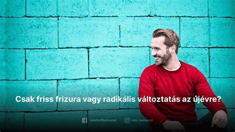 Friss, professzionális férfi frizura bemutató