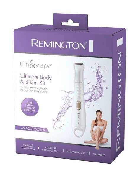 Remington bikini vonal trimmer átfogó vizuális ábrázolása