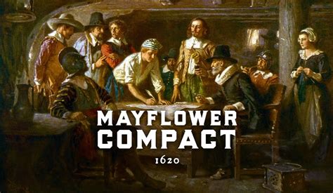 A Mayflower Compact Act kézirata