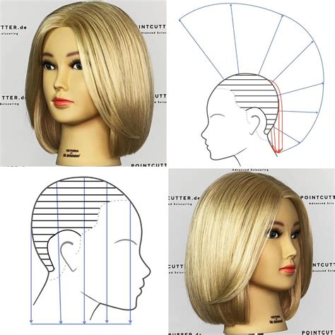 átmenetes bob vágási lépések diagram
