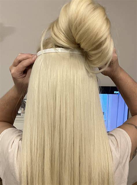 hajhosszabbítás tape in és weft