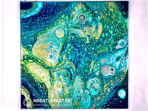 Fluid art technika lépései