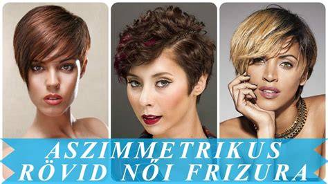 Aszimmetrikus koreai frizura példái