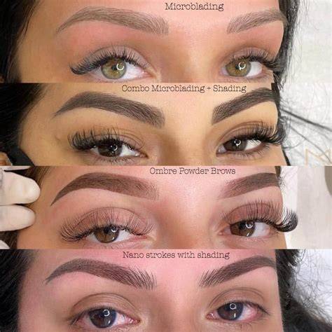 technikák: microblading, ombre, kombinált
