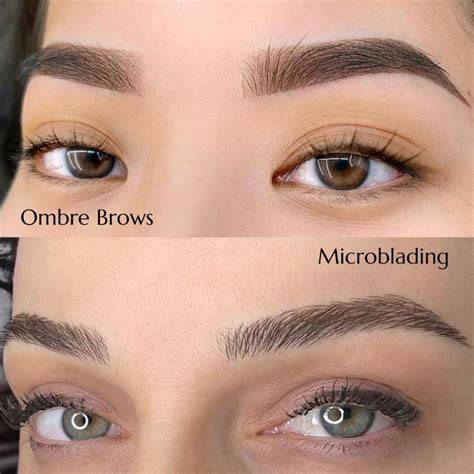 microblading vs ombre vs kombinált bemutató