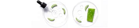 Aloe vera kivonat és glanz szérum vizuális összefoglalója
