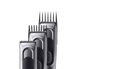 Hajvágó különböző hosszbeállításokkal