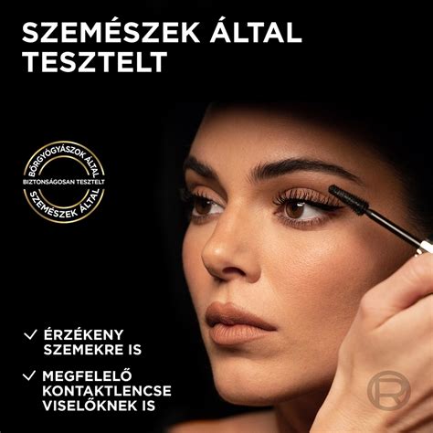 Nagy, dúsító szempillaspirál kefe