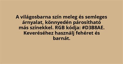 világosbarna árnyalatok grafikon