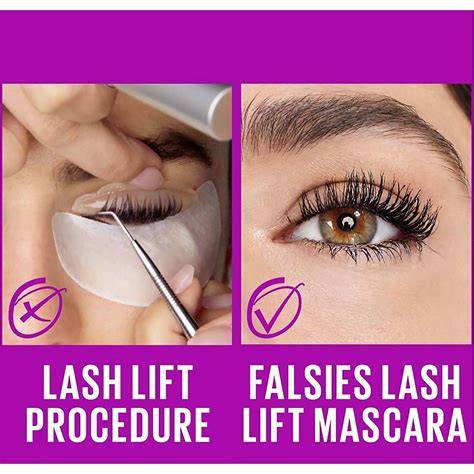 Maybelline lash lift infographic