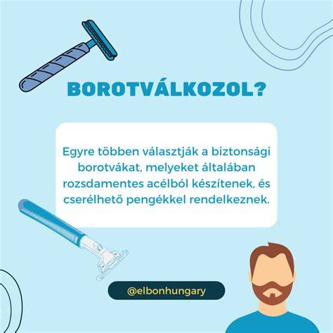Infografika: Borotválkozás előkészítésének és utóápolásának lépései