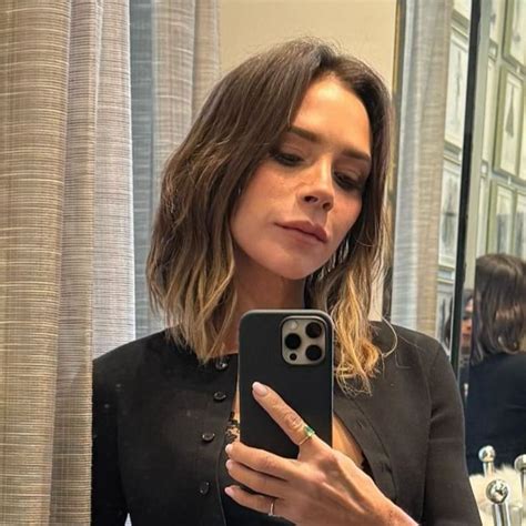Victoria Beckham új midi-bob frizurája