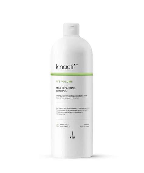 Kinactif Volume termékcsalád ábrája: sampon, hajmaszk, hajhab