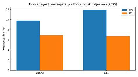 Dashboard és példatábla a 2024-2025-ös nézettségi adatokról